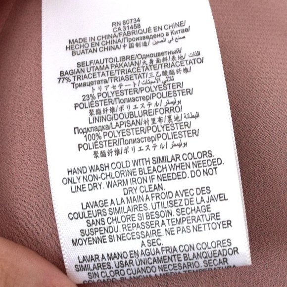 BCBG MAXAZRIA Pink Sleeveless Front Triangular Cut Out Blouse - Picture 9 of 10